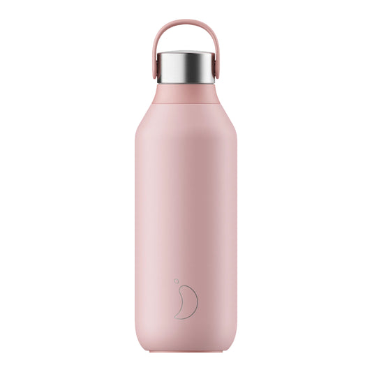 Chilly’s Water Bottle 500ml - Series 2 Blush Pink