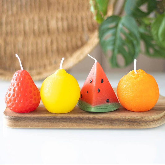 Fruit Shaped Candles - 4 designs
