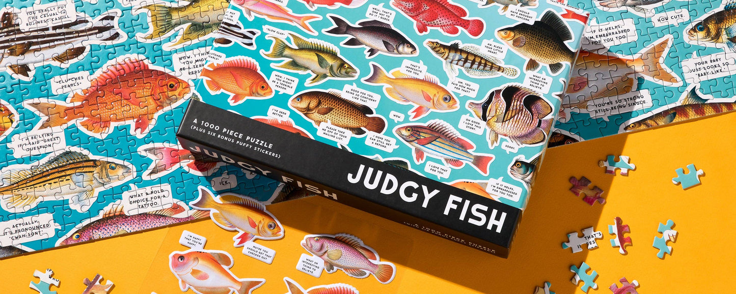 Judgy Fish 1000 Piece Puzzle