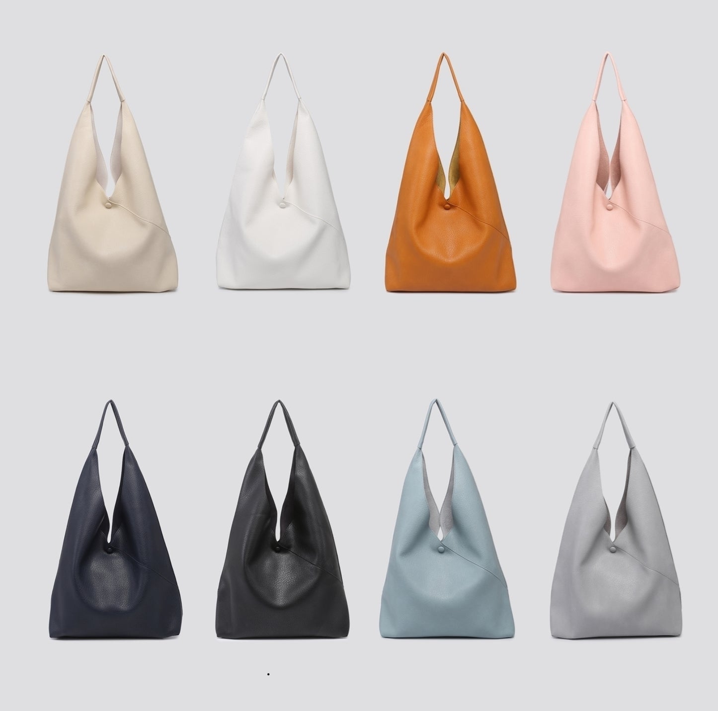 Faux Leather Slouchy Bag in a Bag