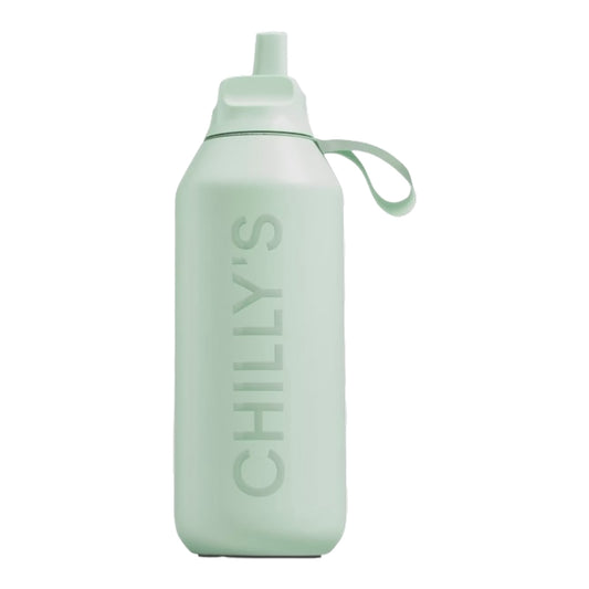 Chilly’s Bottle 500ml - Series 2 Flip Bottle Lichen Green
