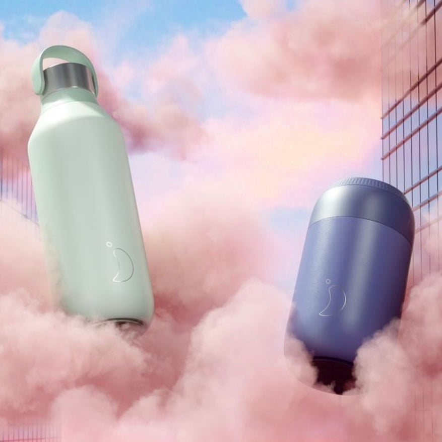 Chilly's Reusable Water Bottle 750ml, Pastel All Green