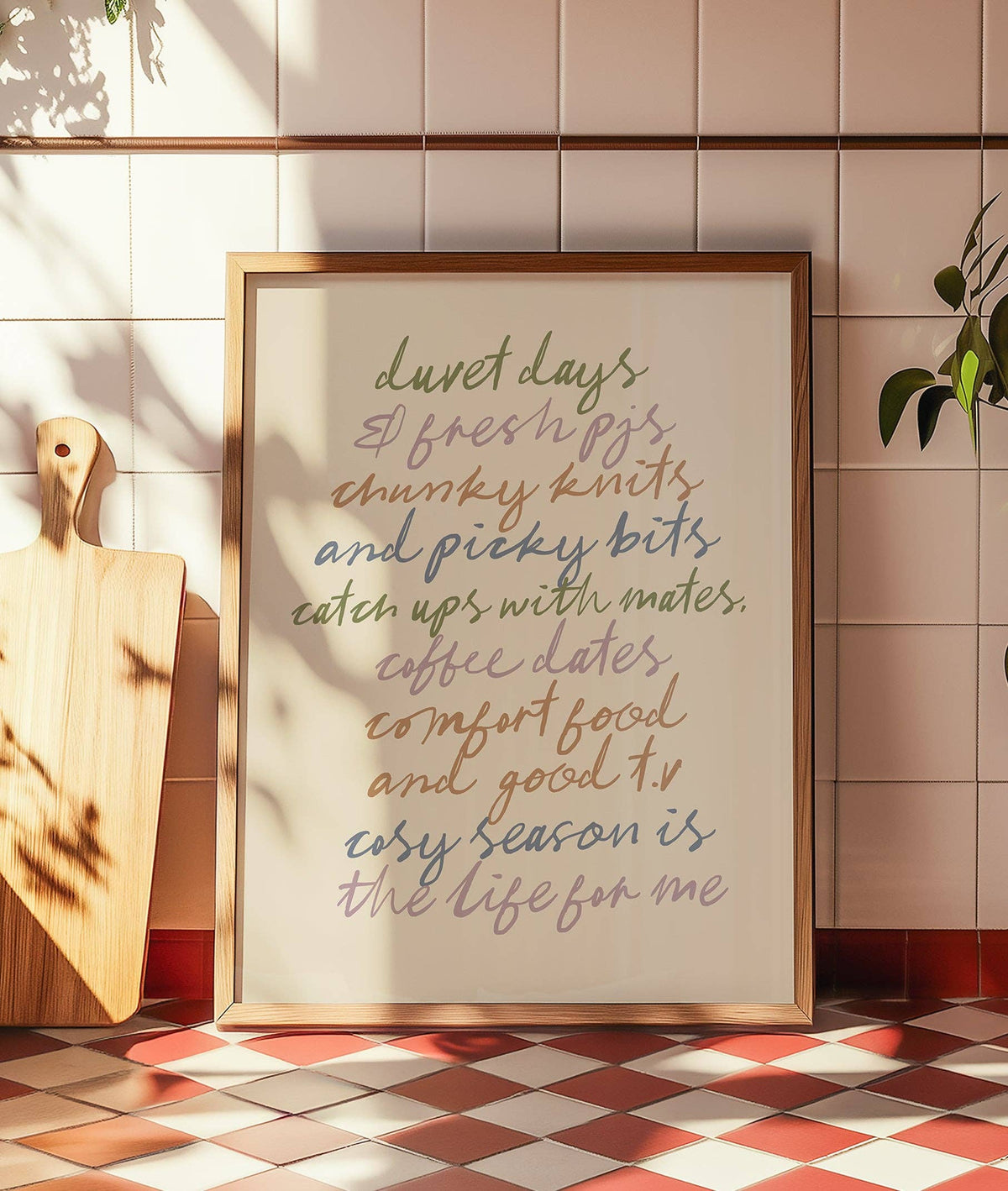 Autumn Manifesto Print: A4