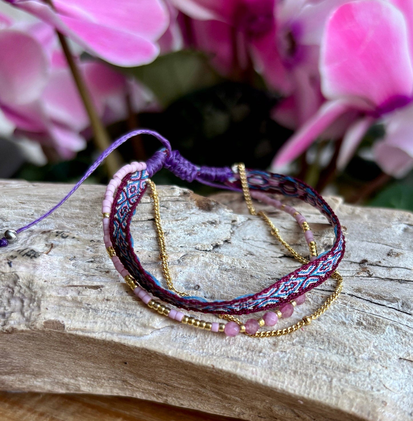 Miyuki Multi Strand Adjustable Bracelets - Green OR80