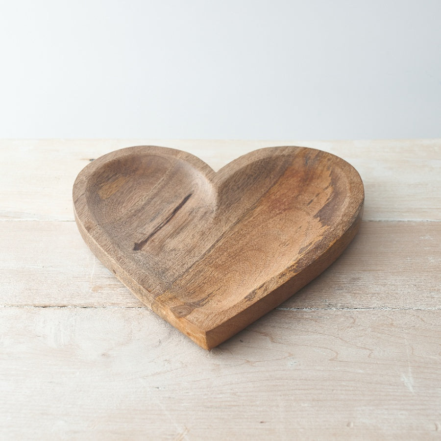 Wooden Heart Dish - 3 sizes