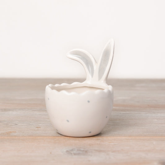 Ceramic Rabbit Ears Egg Cup