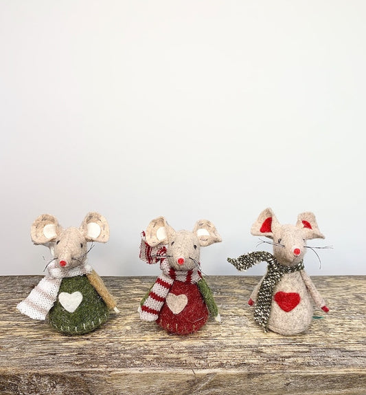 Felt Mouse - 3 colours
