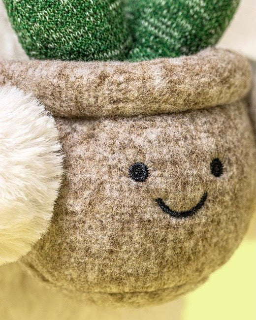 Jellycat Cream Bunny With Plant