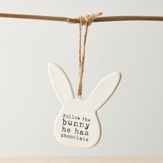 Ceramic Bunny Hanger