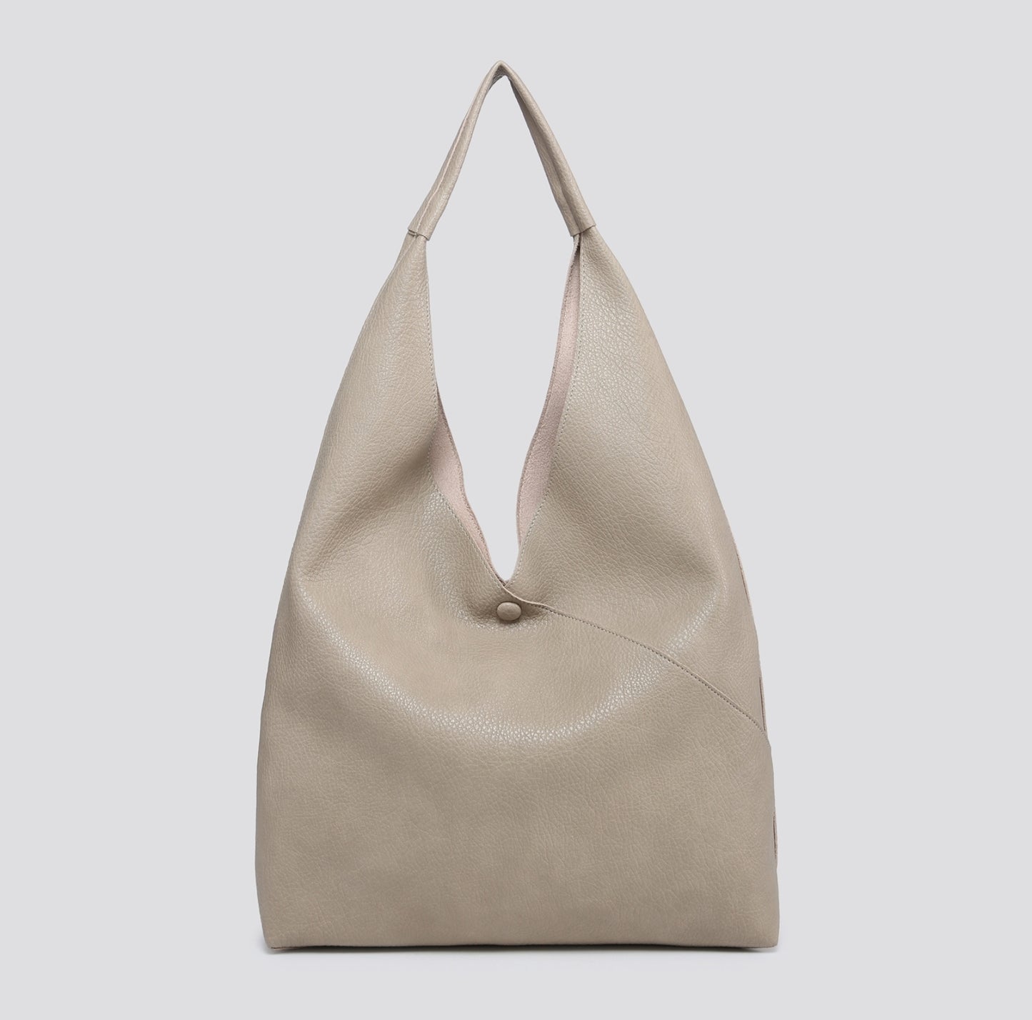 Faux Leather Slouchy Bag in a Bag