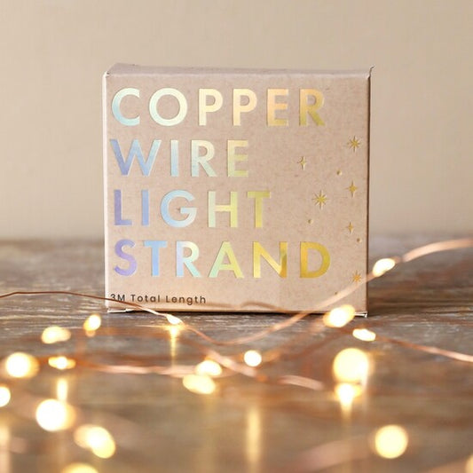 30 Battery Powered LED Copper Wire String Lights