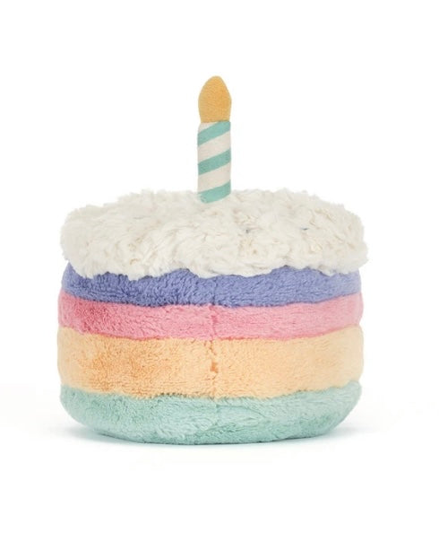 Jellycat Amuseables Rainbow Birthday Cake