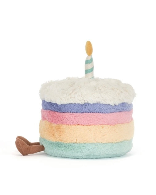 Jellycat Amuseables Rainbow Birthday Cake