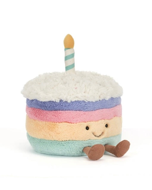 Jellycat Amuseables Rainbow Birthday Cake