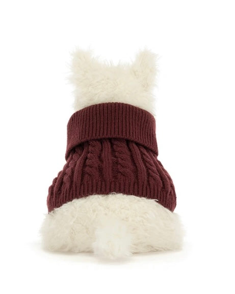 Jellycat Munro Scottie Dog Winter Jumper