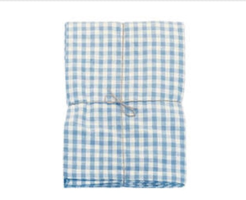 Gingham Tablecloth - Blue 130x180cm