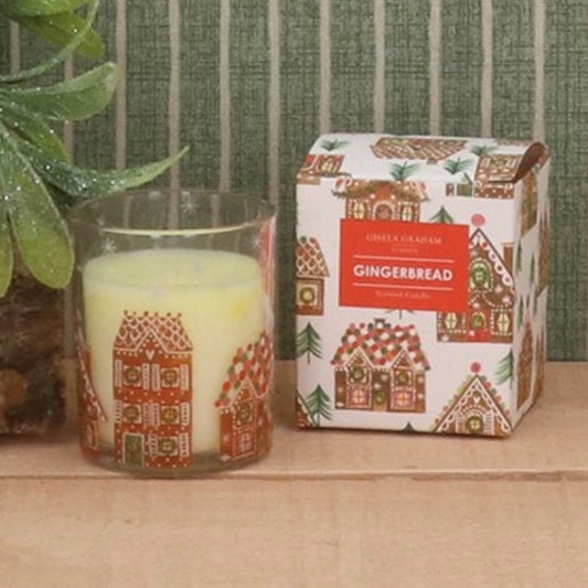 Gingerbread Glass Jar Candle