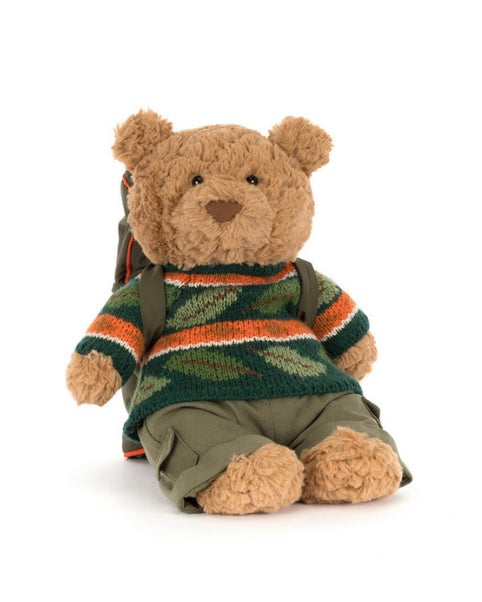 Jellycat Bartholomew Bear Hiking Outfit