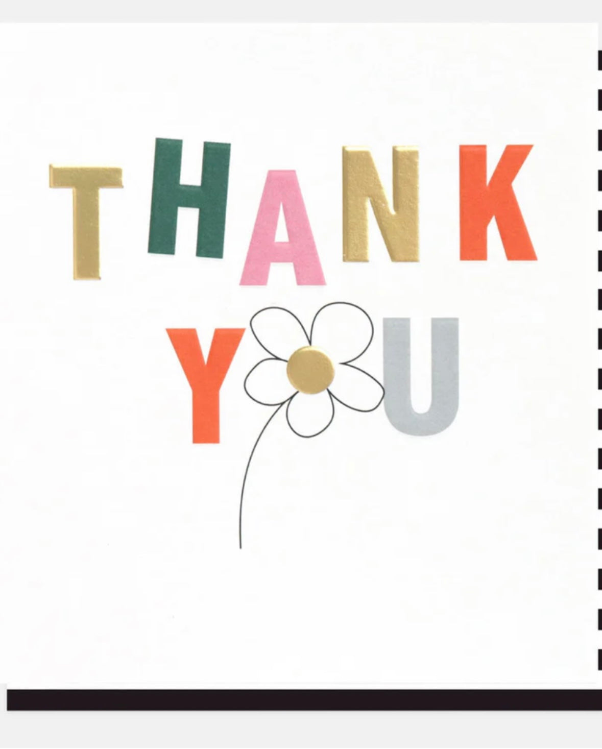 Thank You Flower Card