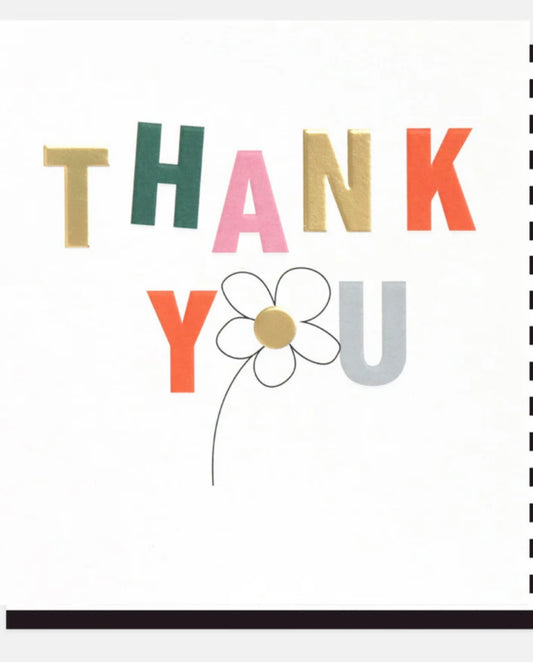 Thank You Flower Card