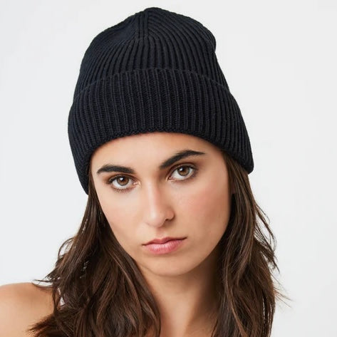 Recycled Beanie in Black