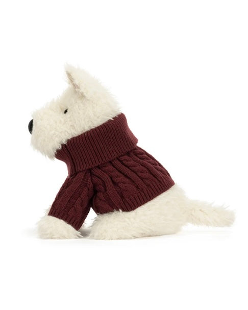 Jellycat Munro Scottie Dog Winter Jumper