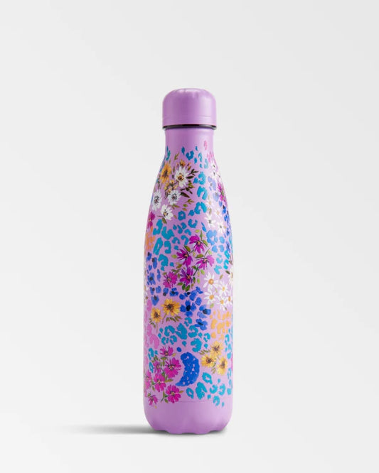 Chilly's Reusable Water Bottle 500ml, Leopard Blossom