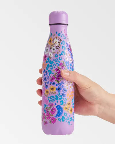 Chilly's Reusable Water Bottle 500ml, Leopard Blossom