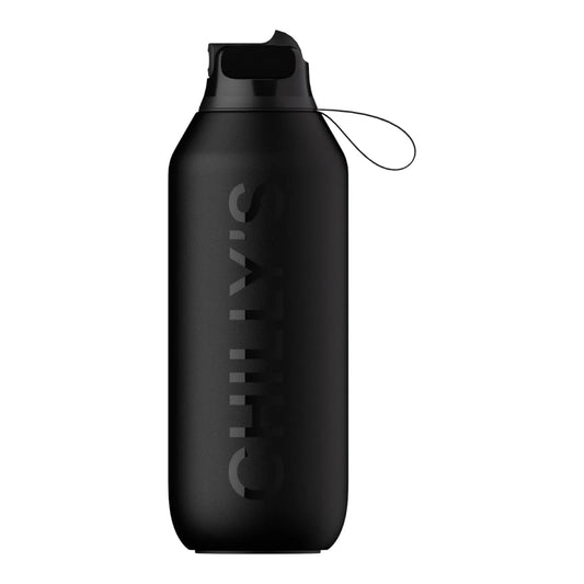Chilly’s Bottle 500ml - Series 2 Flip Bottle Abyss Black