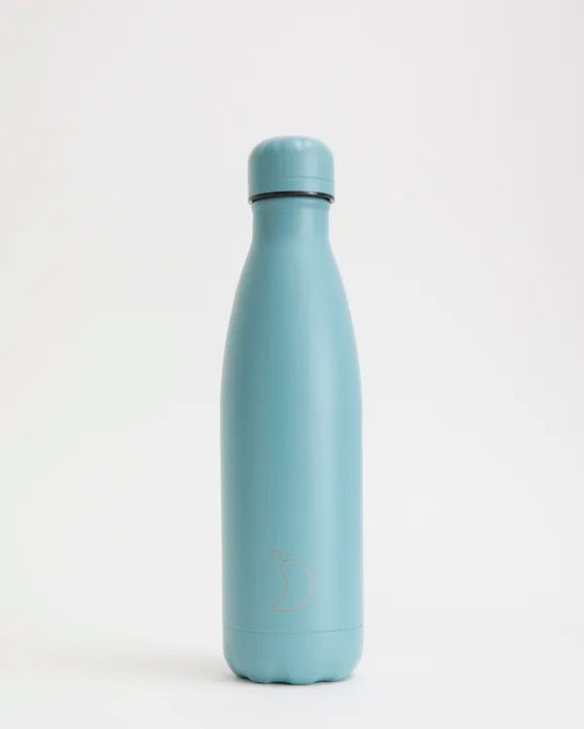 Chilly's Reusable Water Bottle 500ml, All Dusty Teal
