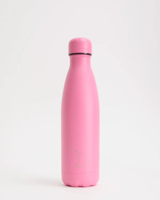Chilly's Reusable Water Bottle 500ml, All Pink