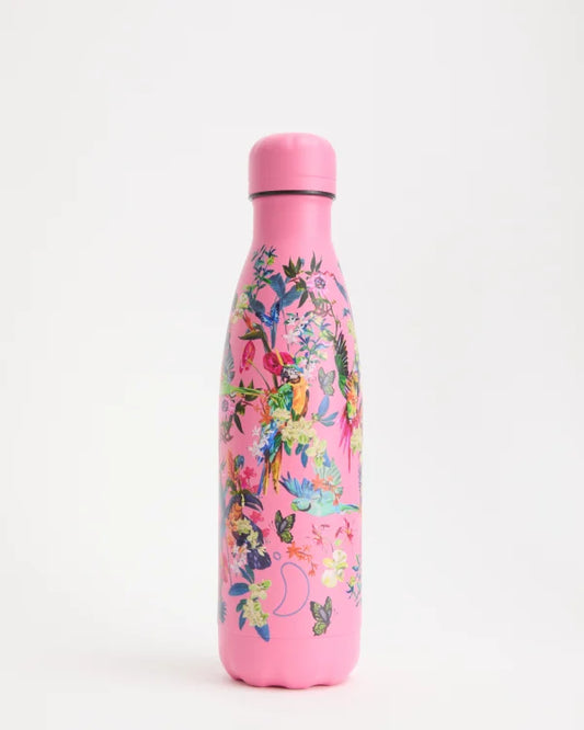 Chilly's Reusable Water Bottle 500ml, Macaw Madness