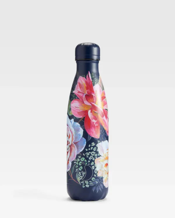 Chilly's Reusable Water Bottle 500ml, Climbing Camellia