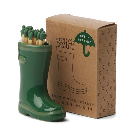 Wellington Boot Matches Holder