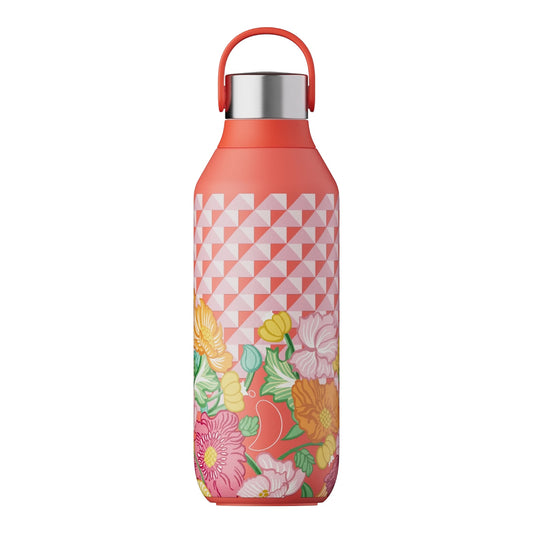 Chilly’s Water Bottle 500ml - Series 2 Liberty Poppy Trelis