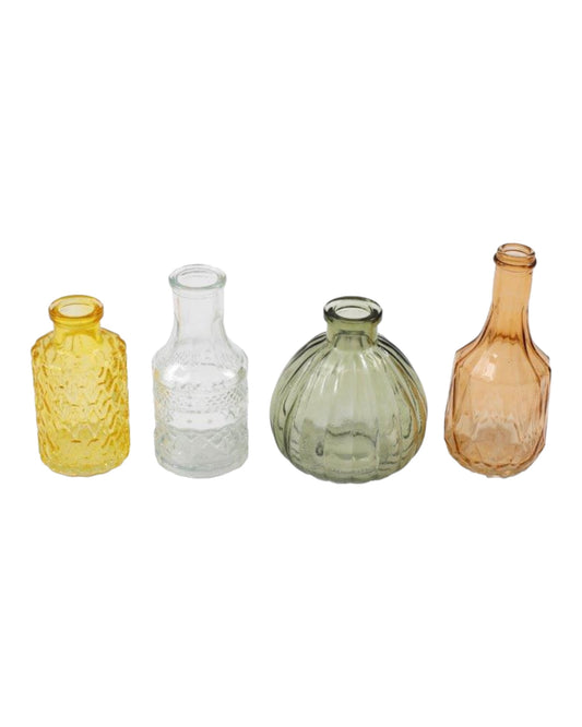 Glass Bud Vase - 4 colours