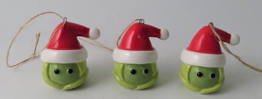 Brussel Sprout Hanging Tree Decoration