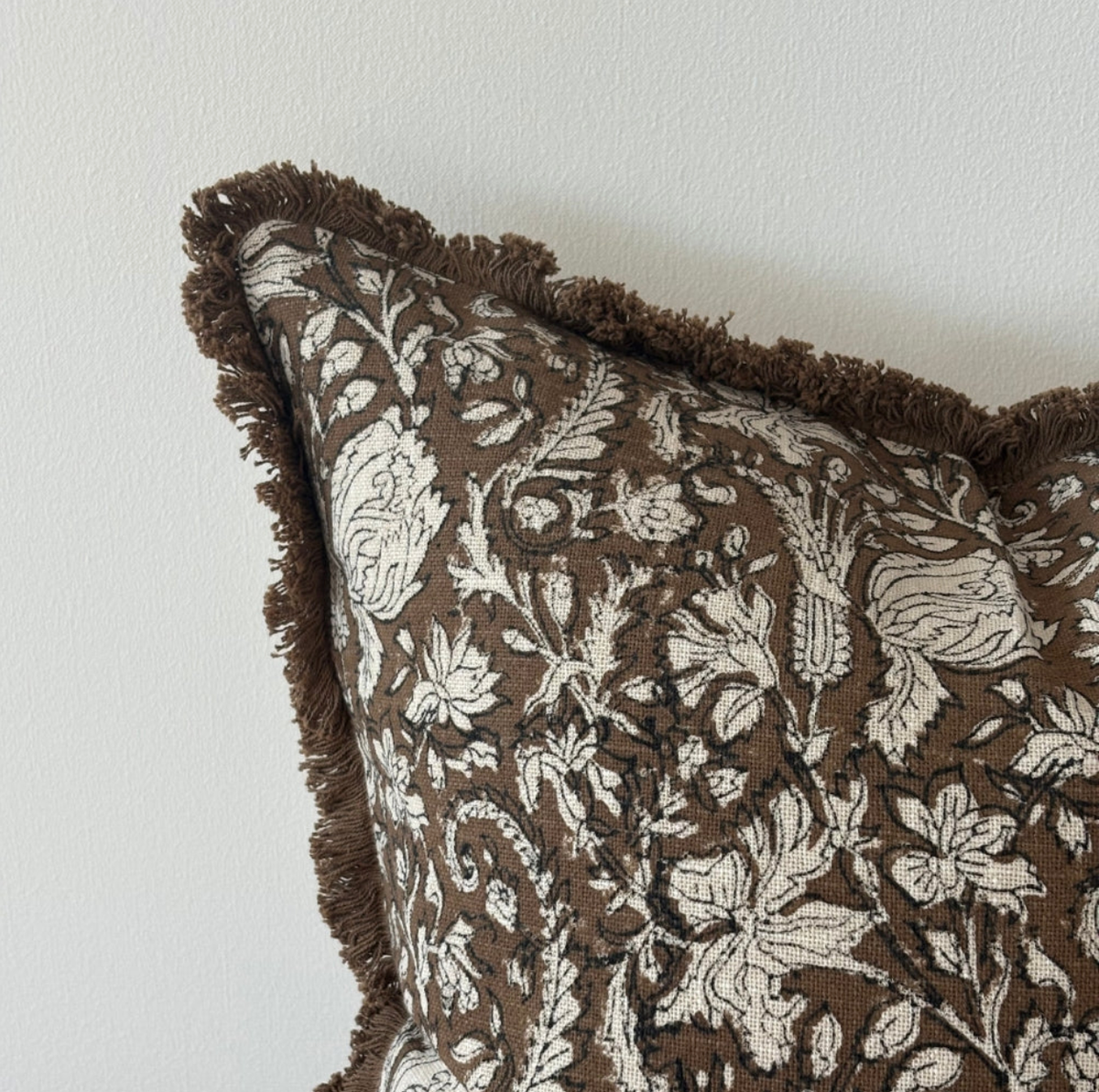 Sadie Brown Print Cushion 45x45cm