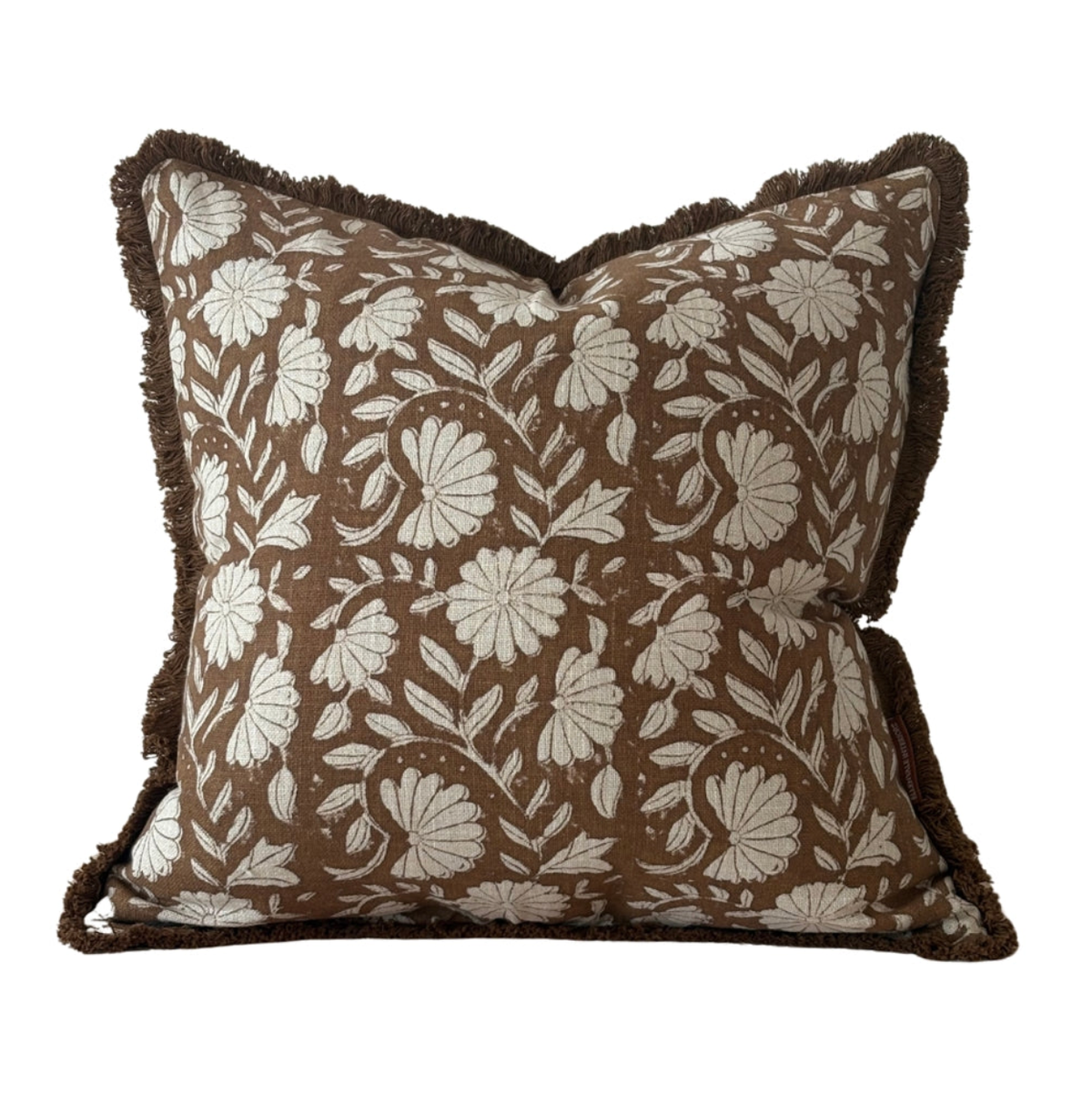 Sadie Brown Print Cushion 45x45cm