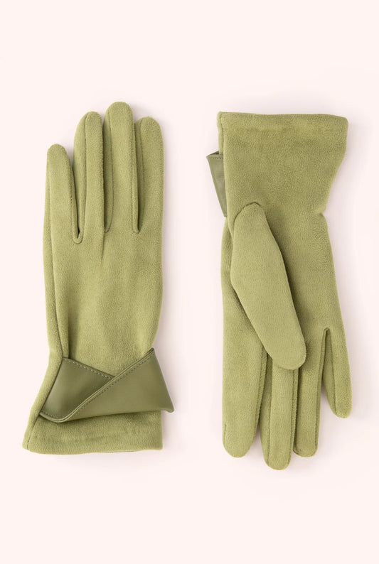 Sage Suede Gloves