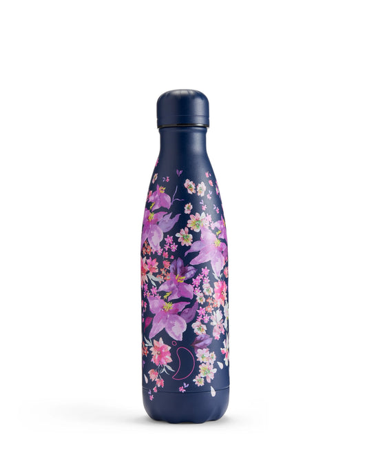 Chilly's Reusable Water Bottle 500ml, Flower Drop