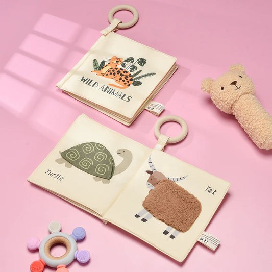 Baby Cloth Book Safari
