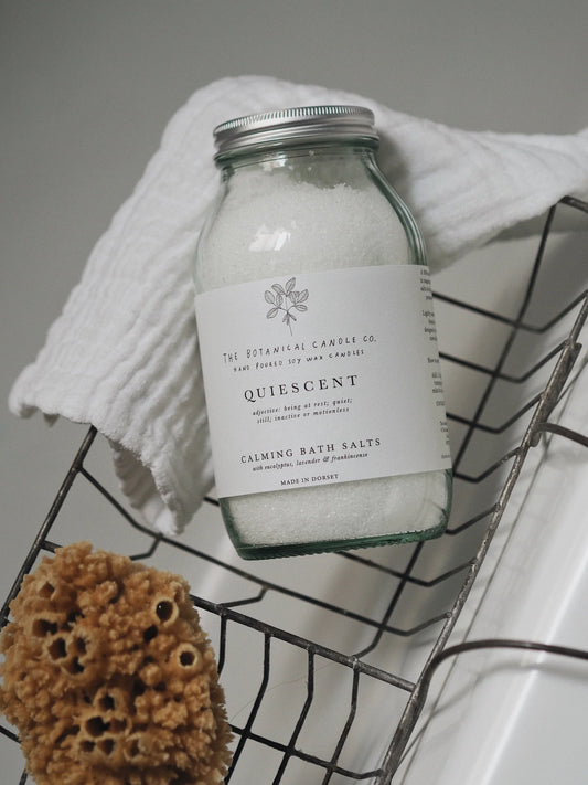 Quiescent Calming bath scents