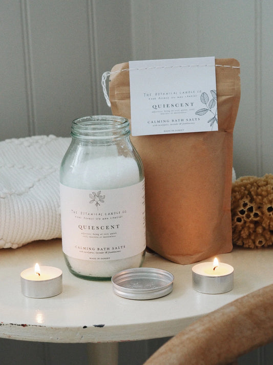 Quiescent Calming bath scents