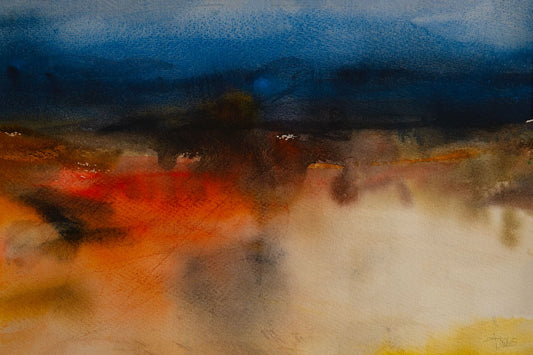 Dave Thomas Original Watercolours - “VELD” A2 card mounted