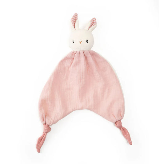 Pink Organic Cotton Rabbit Comforter