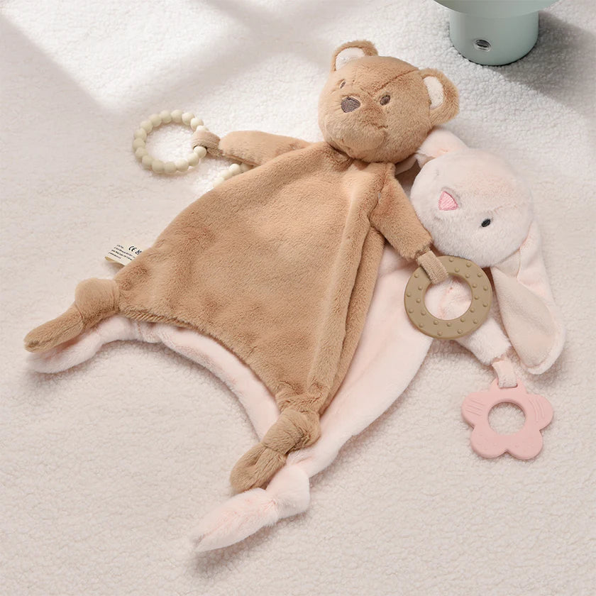 Bear Comforter with Silicone Ring