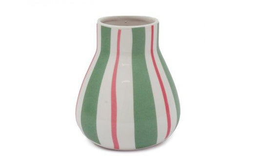 COCKTAIL STRIPE VASE, 14CM
