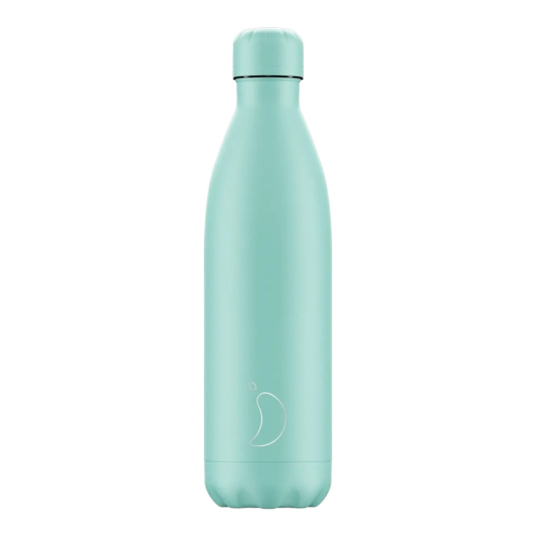 Chilly's Reusable Water Bottle 750ml, Pastel All Green