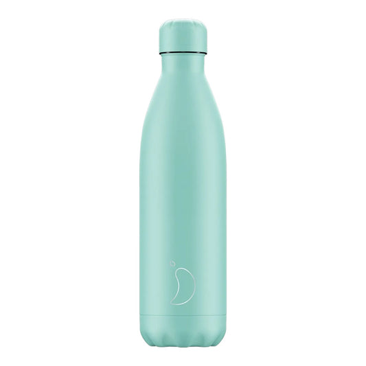 Chilly's Reusable Water Bottle 750ml, Pastel All Green